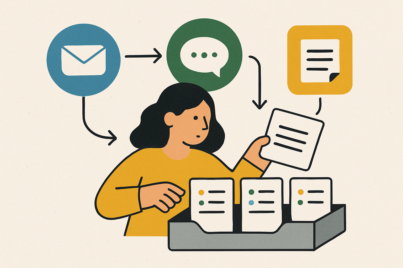 Are your tasks scattered across email, chat, and notes? Learn how to create a unified 'everything inbox' to centralize your to-dos, reduce overwhelm, and eliminate digital clutter.