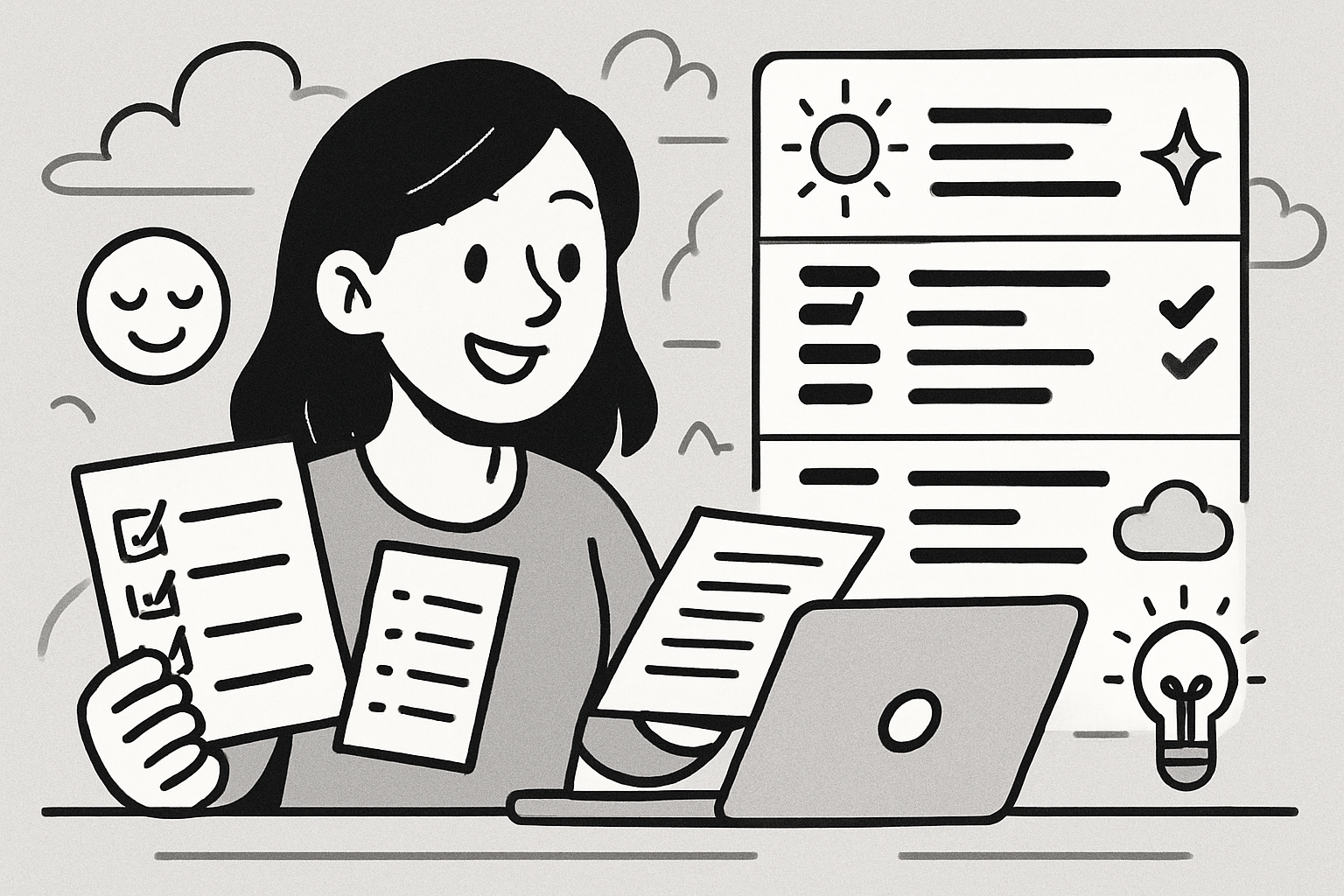 Guide the reader through Yaranga's task management features beyond simple lists. Explain how 'Important-First Prioritization' helps users focus on what matters. Detail the utility of the 'Today' and 'No Date' tabs and how 'Clarity = calm' is achieved by knowing 'what's next, what's pending, and what