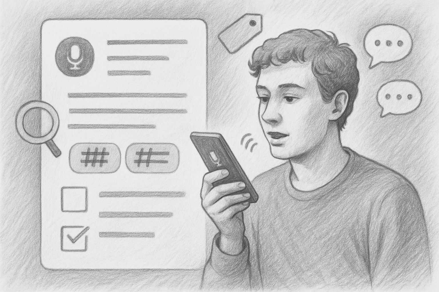 How Voice Memos Transform Into Organized Notes for ADHD Minds