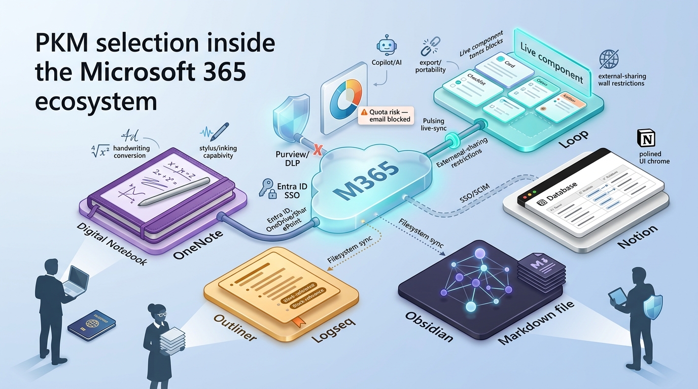5 PKM Tools for M365 Users: Which One Survives?