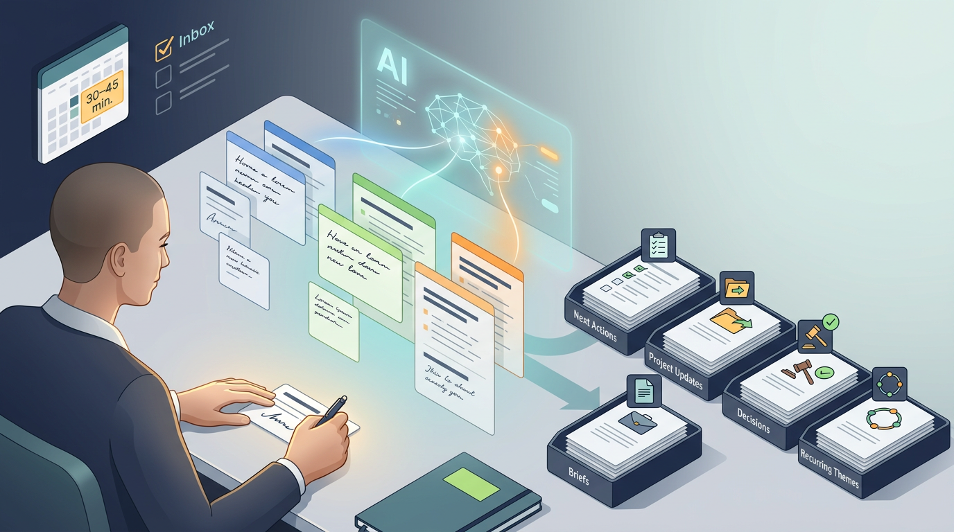 AI Weekly Review: 8 Steps From Notes to Action
