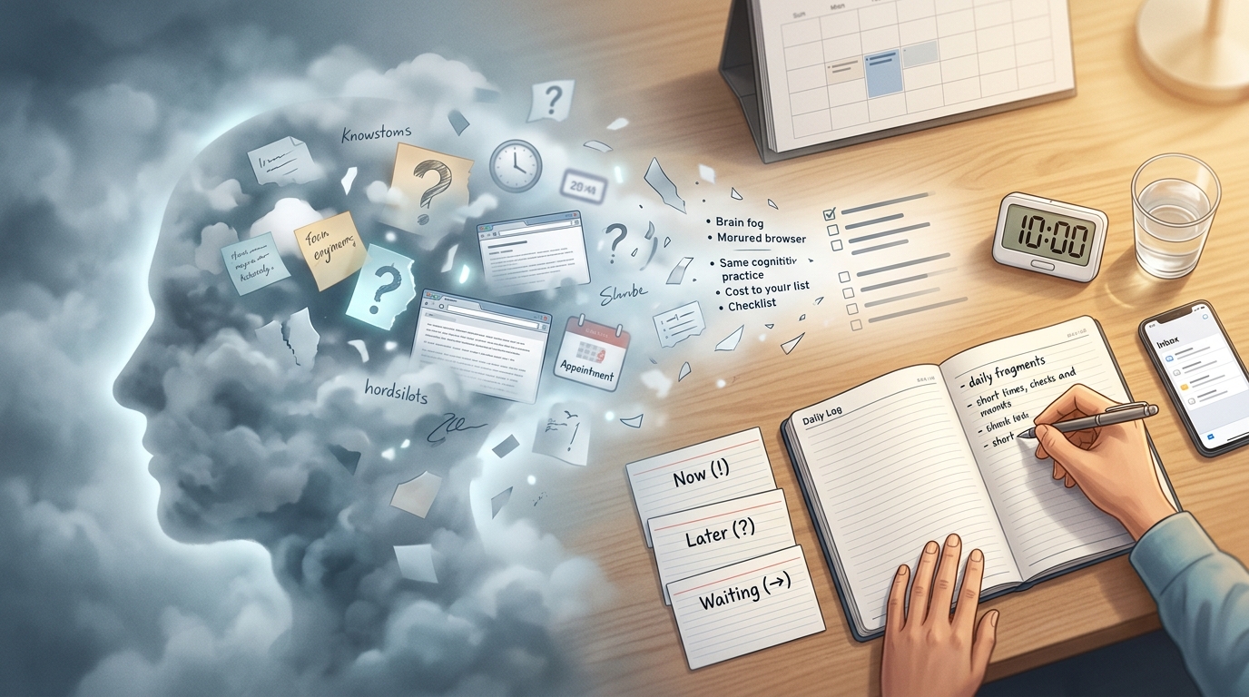 Brain Fog PKM: A 10-Minute Capture Workflow