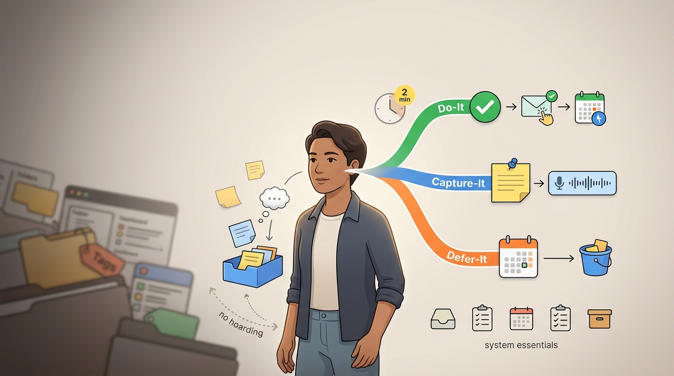 PKM for ADHD: The 3-Way Rule for Scattered Thoughts